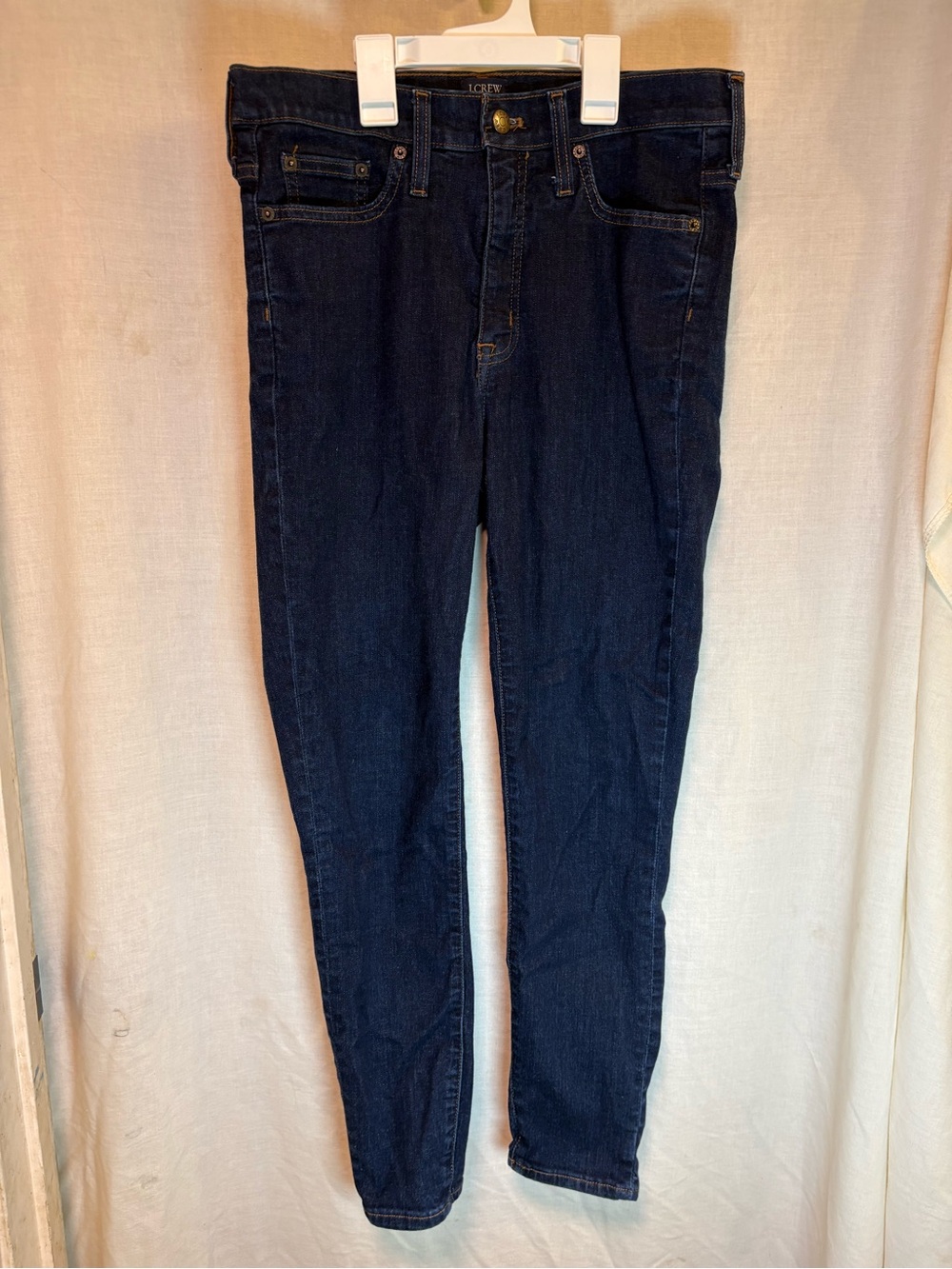 J Crew High Rise Skinny Jeans Dark Wash Women’s 30